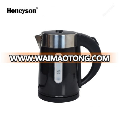 Auto-shut off mini electric stainless steel 0.6l hotel kettle