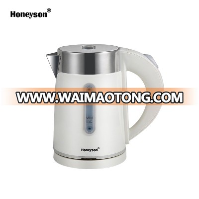 Honeyson new hotel room 0.6L mini double layer cordless electric kettle